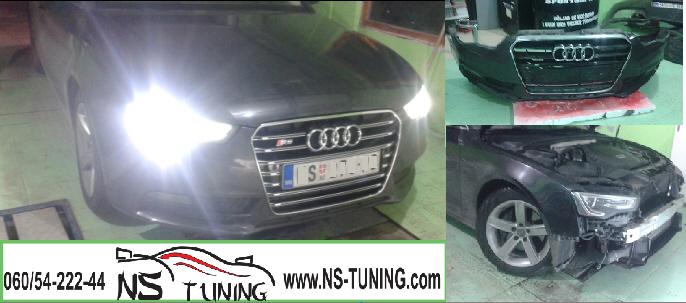 Audi A5 prednja maska S5  ugradnja